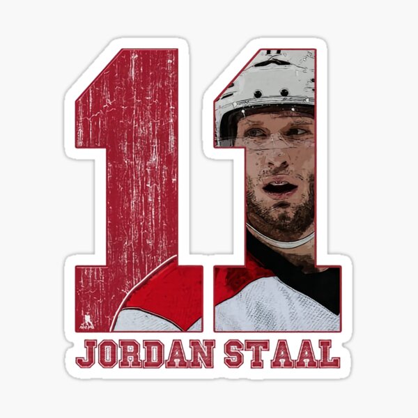 Jordan Staal Hurricanes Jersey Sticker for Sale by tayloram8