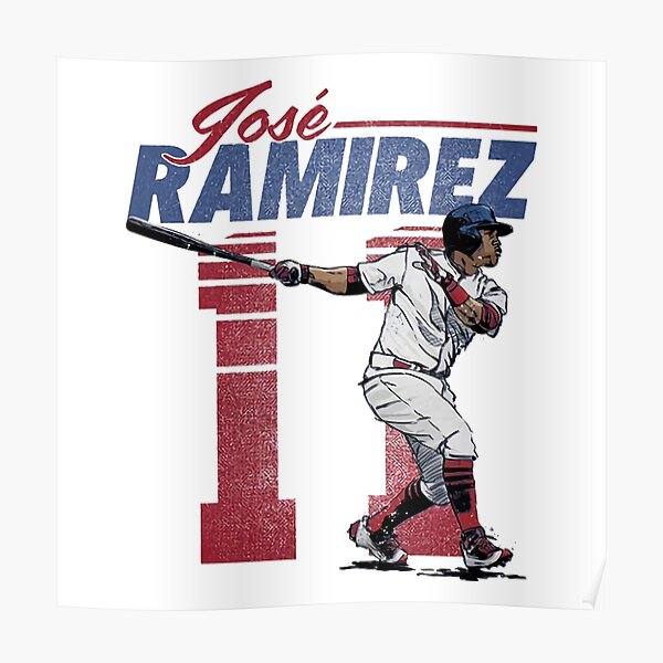 Jose Ramirez 100 RBI In Cleveland Guardians Home Decor Poster Canvas -  REVER LAVIE