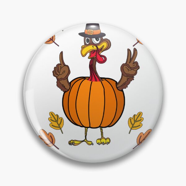 Item preview, Cute Thanksgiving Turkey in Pumpkin  designed and sold by GarnersDesigns.