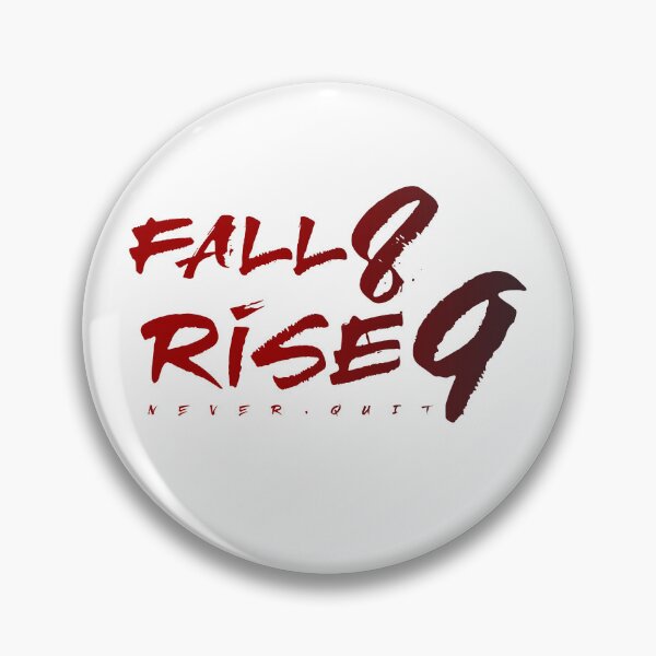Item preview, Fall eight times, rise nine quote No3 designed and sold by angelisart.