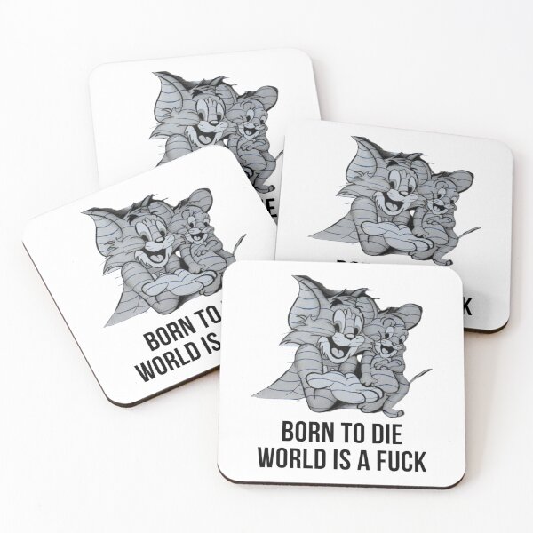 Item preview, Born To Die World Is A Fuck s   designed and sold by OddDuckShop.