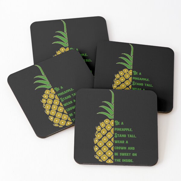 Item preview, Be a pineapple. Stand tall, wear a crown and be sweet on the inside. designed and sold by RockBeeDesigns.