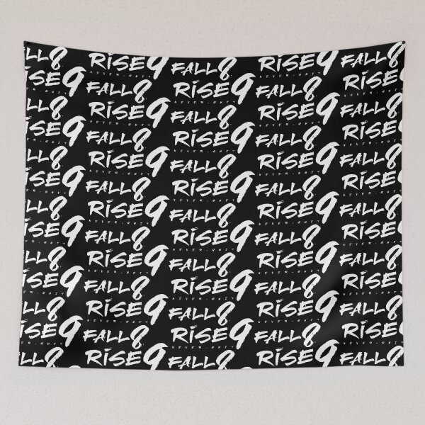 Item preview, Fall eight times, rise nine quote No3 white designed and sold by angelisart.