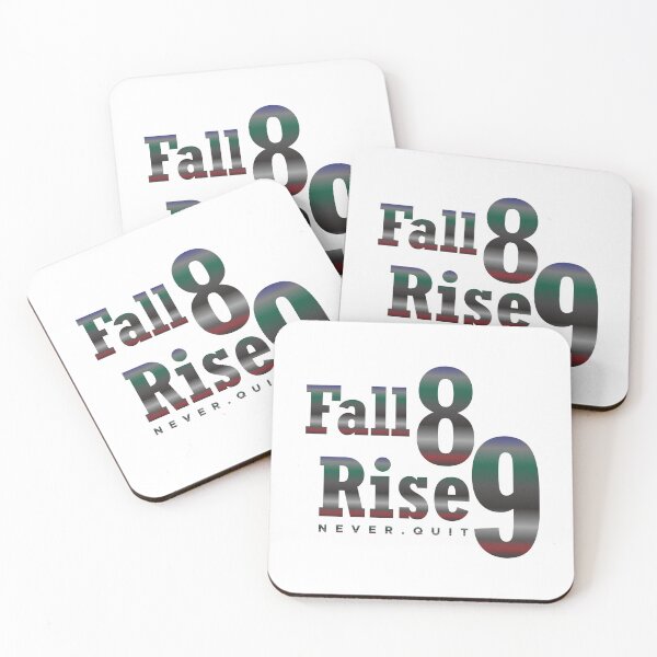 Item preview, Fall eight times, rise nine quote No4 designed and sold by angelisart.