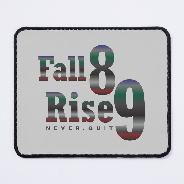 Item preview, Fall eight times, rise nine quote No4 designed and sold by angelisart.