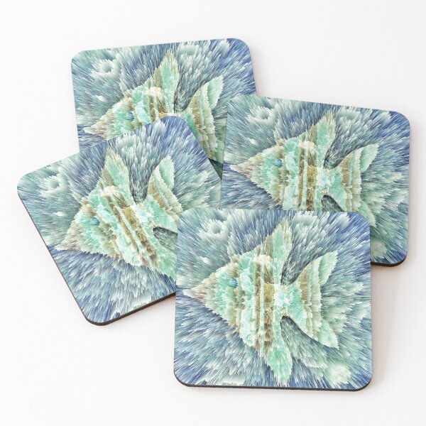 Item preview, Ocean Splash Abstract Angel Fish Beach House Décor designed and sold by Beachy.
