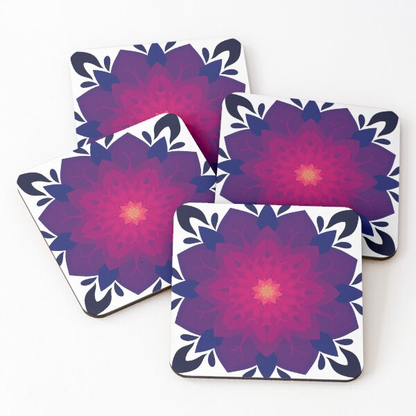 Item preview, Festive Art Nouveau Flower Mandala Repetitive Seamless Pattern designed and sold by marie-inks.