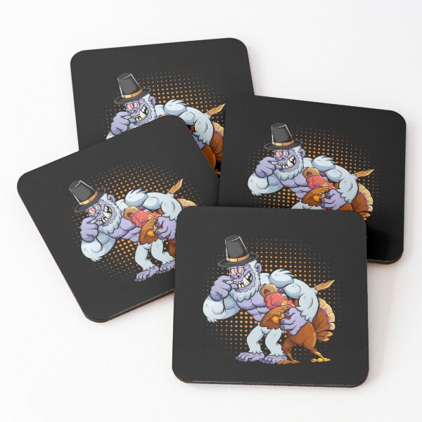 Item preview, Bigfoot wearing hat thanksgiving Tie dye Dabbing turkey designed and sold by Mac Store.