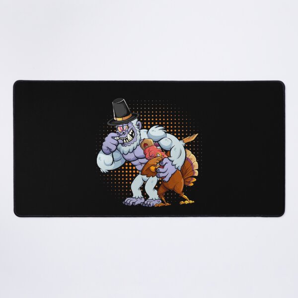 Item preview, Bigfoot wearing hat thanksgiving Tie dye Dabbing turkey designed and sold by Mac Store.