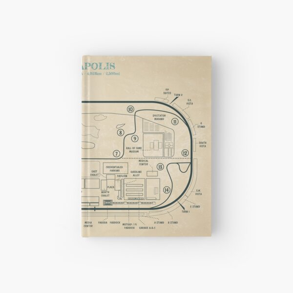 Item preview, Indianapolis Race Track (Parchment) designed and sold by BGALAXY.