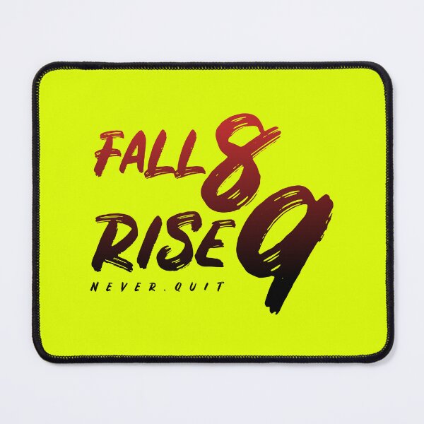 Item preview, Fall eight times, rise nine quote No5 designed and sold by angelisart.