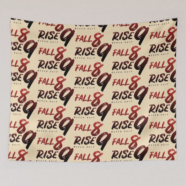 Item preview, Fall eight times, rise nine quote No5 designed and sold by angelisart.