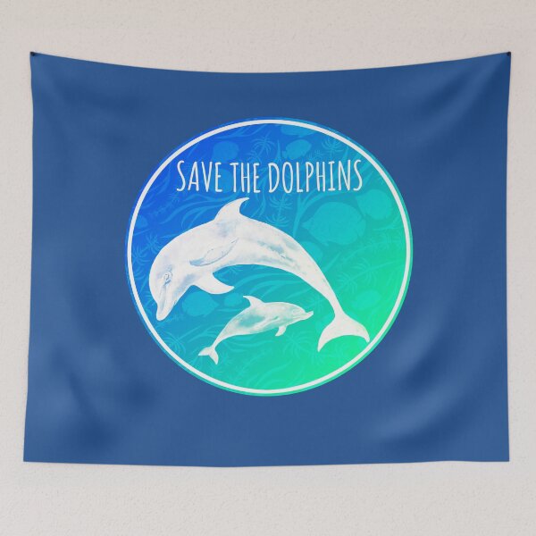 Item preview, Save the Dolphins Designs designed and sold by MoonDweller.