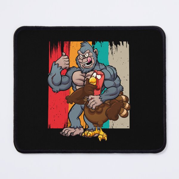 Item preview, Bigfoot wearing hat thanksgiving day turkey vintage designed and sold by Mac Store.