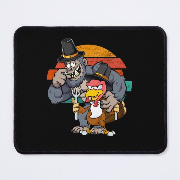 Item preview, Funny Bigfoot wearing hat thanksgiving day Turkey vintage designed and sold by Mac Store.