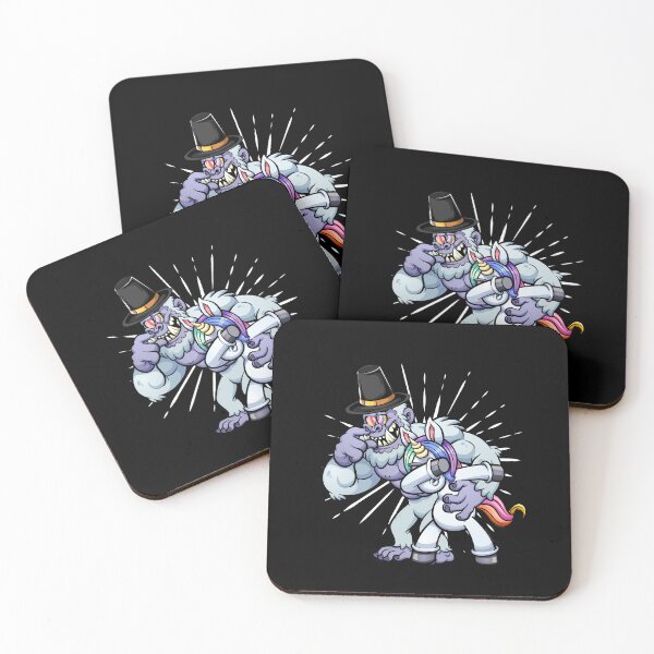 Item preview, Funny Bigfoot wearing hat thanksgiving day Dabbing Unicorn designed and sold by Mac Store.