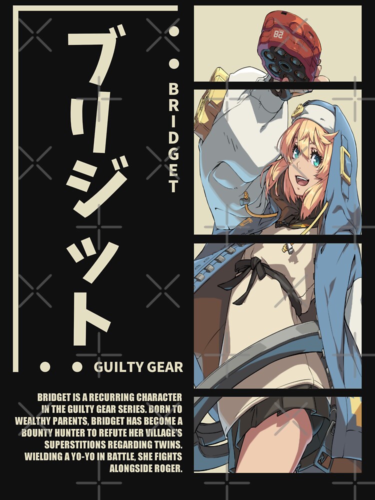 Hoodie - GUILTY GEAR / Bridget Size-S (ブリジット ジップパーカー [GUILTY GEAR - STRIVE  - ] BLACK / S)