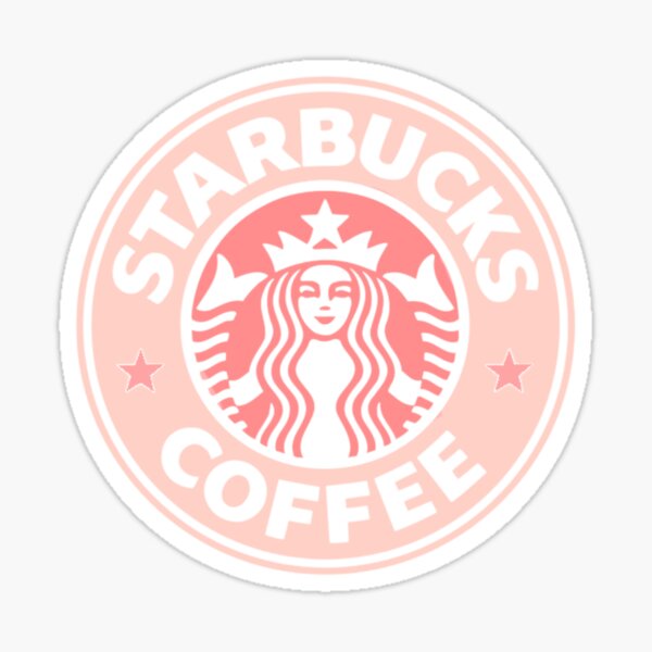 Pink Starbucks Sticker