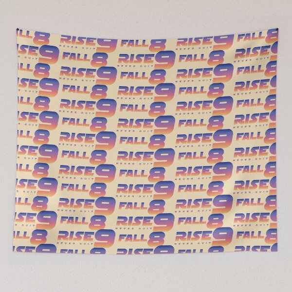 Item preview, Fall eight times, rise nine quote No6 designed and sold by angelisart.