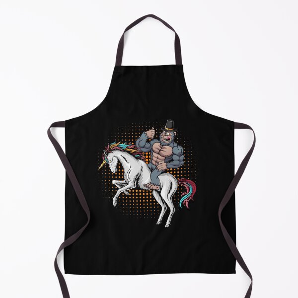 Item preview, Bigfoot riding Magical Unicorn and wearing hat thanksgiving designed and sold by Mac Store.