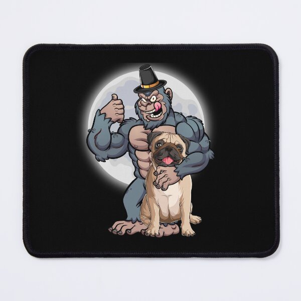 Item preview, Funny Bigfoot wearing hat thanksgiving day with Bulldog designed and sold by Mac Store.