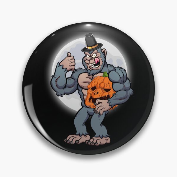 Item preview, Funny Bigfoot wearing hat thanksgiving day with pumpkin designed and sold by Mac Store.
