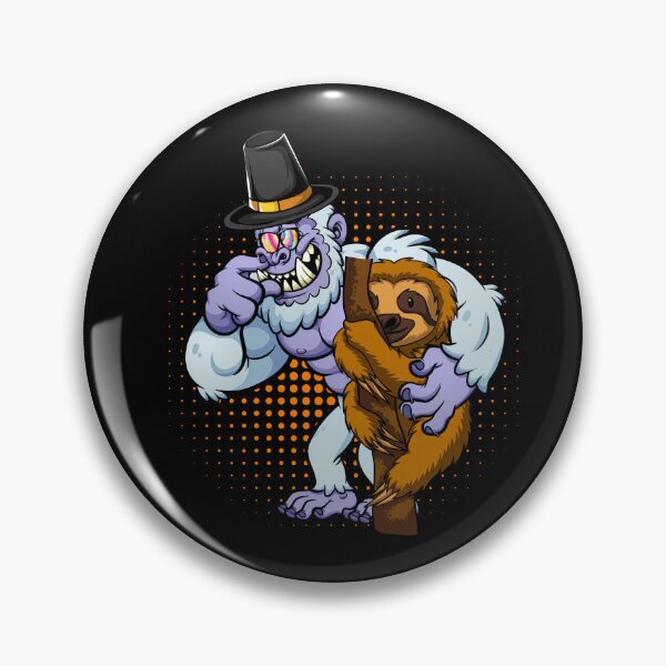 Item preview, Funny Bigfoot wearing hat thanksgiving day with Sloth designed and sold by Mac Store.