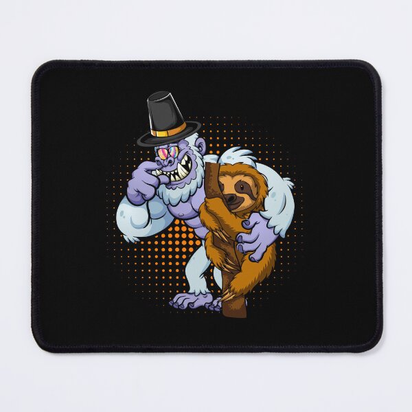 Item preview, Funny Bigfoot wearing hat thanksgiving day with Sloth designed and sold by Mac Store.