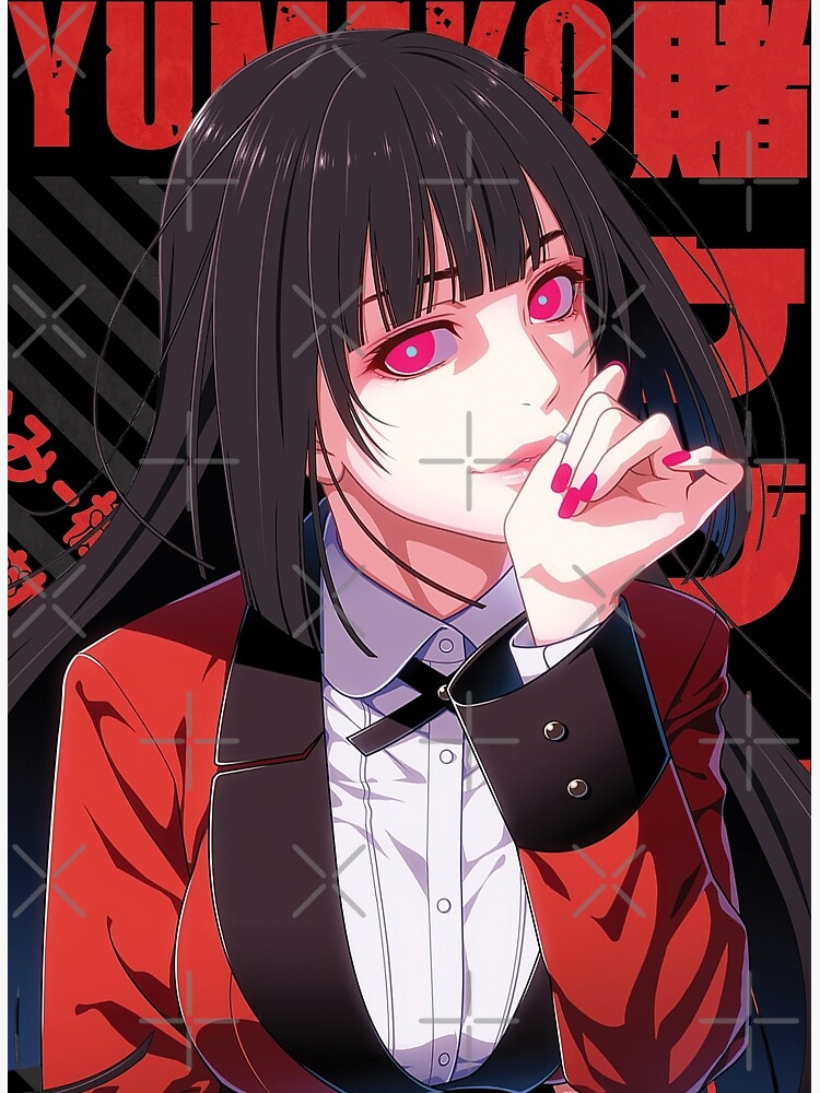 Kakegurui - Yumeko Jabami cards anime Greeting Card for Sale by