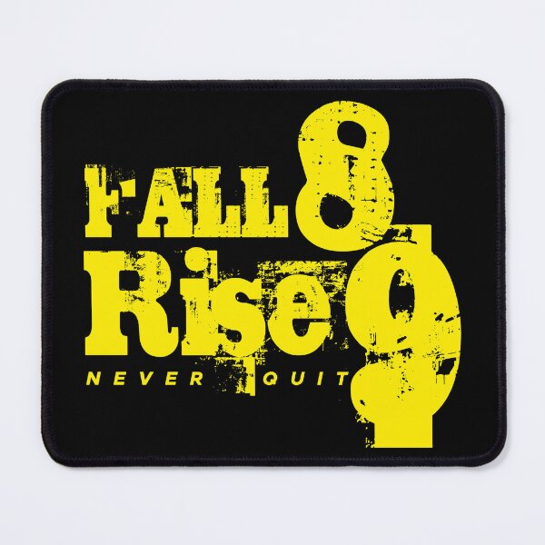 Item preview, Fall eight times, rise nine quote No1 yellow designed and sold by angelisart.