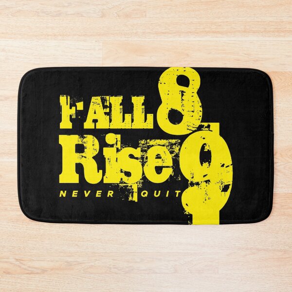 Item preview, Fall eight times, rise nine quote No1 yellow designed and sold by angelisart.