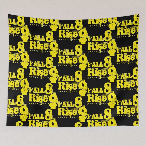 Item preview, Fall eight times, rise nine quote No1 yellow designed and sold by angelisart.