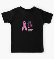 Breast Cancer Awareness. Pink Ribbon Kids Tee