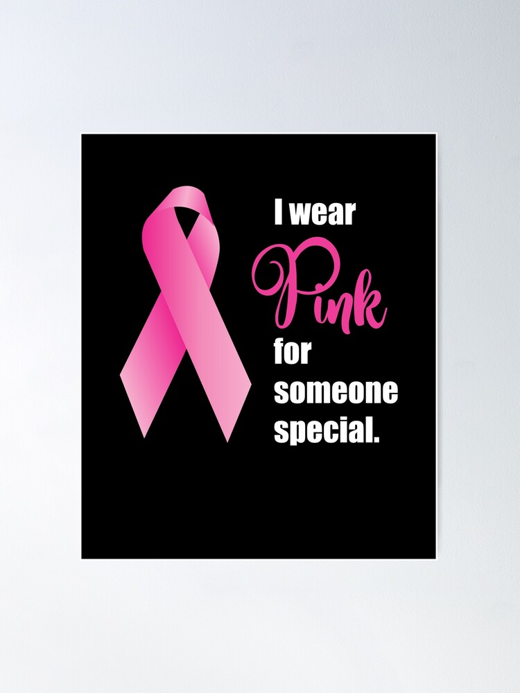 Breast Cancer Pink Ribbons Awareness Poster for Sale by websaver