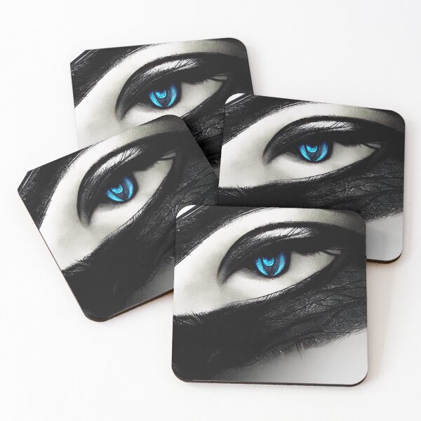 Item preview, Blue abstract eye | Fantasy Abstract Portrait designed and sold by LenaKiagia.