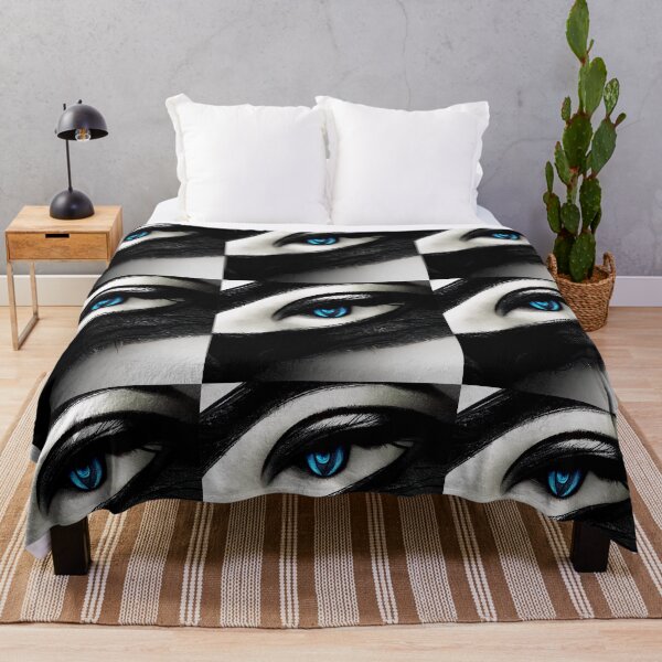 Item preview, Blue abstract eye | Fantasy Abstract Portrait designed and sold by LenaKiagia.