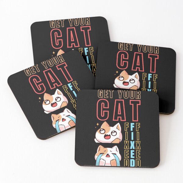 Item preview, Funny Cat Lover Meme Get Your Cat Fixed designed and sold by BufFord71.