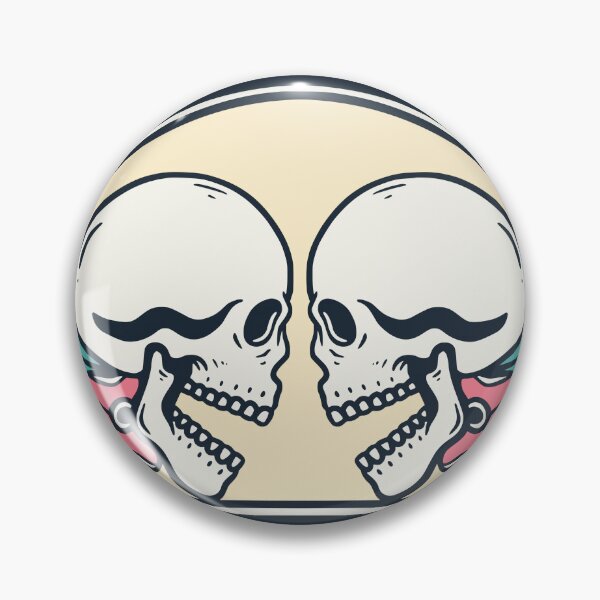 Item preview, Romantic Couple Skull designed and sold by rukurustudio.