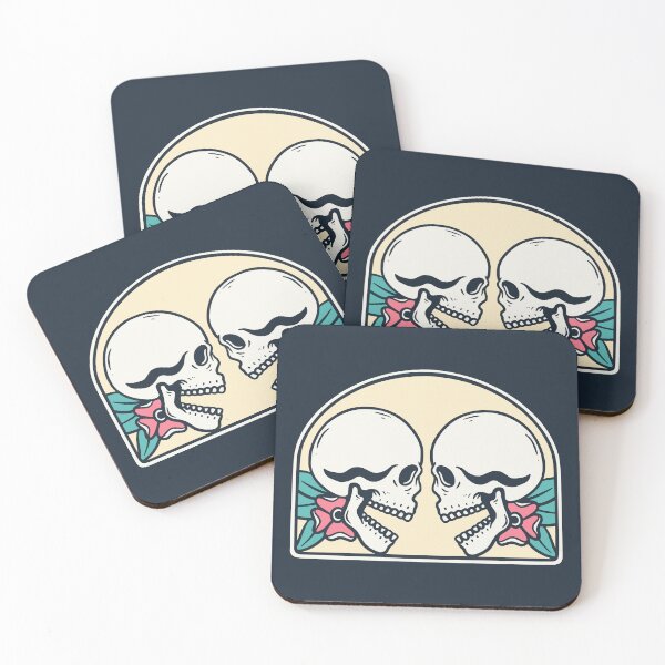 Item preview, Romantic Couple Skull designed and sold by rukurustudio.