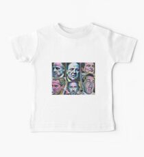 Gangsters painting movie Goodfellas Godfather Casino Scarface Sopranos Baby Tee