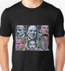 Gangsters painting movie Goodfellas Godfather Casino Scarface Sopranos Unisex T-Shirt