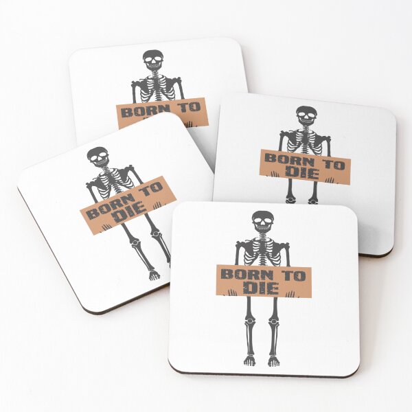 Item preview, BORN TO DIE  World Is A Fuck FUNNY ART sarcastic   designed and sold by MoatesShop.