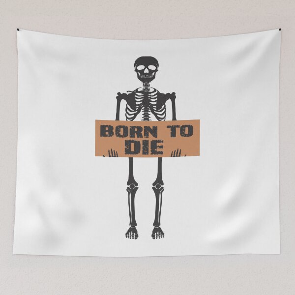 Item preview, BORN TO DIE  World Is A Fuck FUNNY ART sarcastic   designed and sold by MoatesShop.