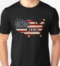 Stand For My American Flag Unisex T-Shirt