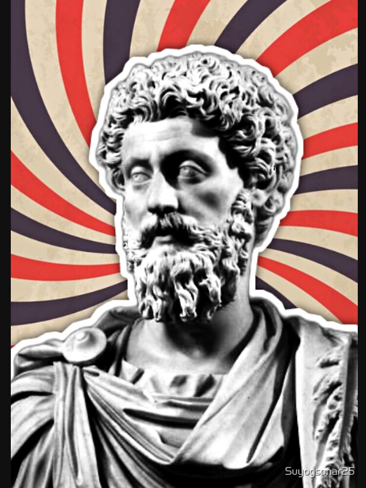 Marcus Aurelius Artwork Marcus Aurelius Portrait Marcus Aurelius Wall Art T Shirt For