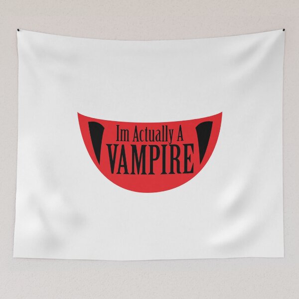 Item preview, Funny Im Actually A Vampire Halloween Meme Funny  designed and sold by miracletee.