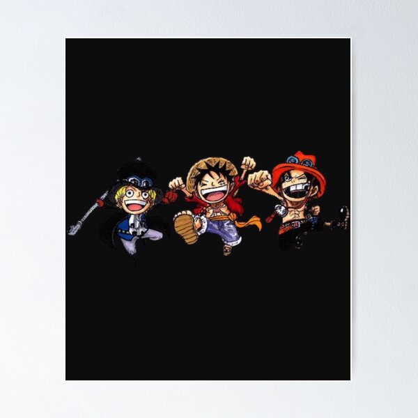 Poster One Piece Ace Sabo Luffy 61x91,5cm