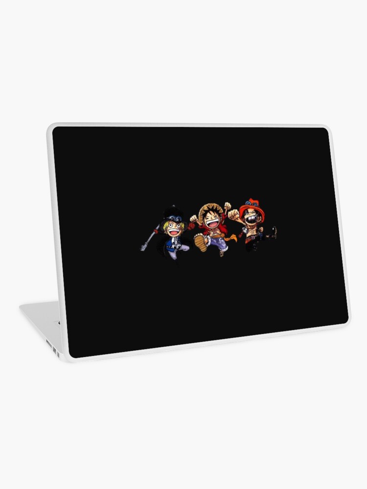 Ace and Luffy One Piece Laptop / Macbook Vinyl Decal Sticker