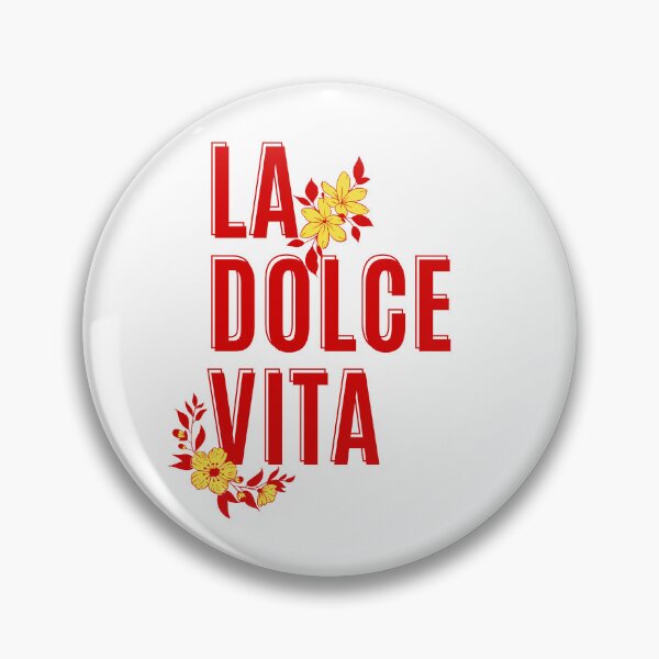 Item preview, La Dolce Vita Art Design Draw Street Art Text Phrase Quote designed and sold by BK-Fishing.