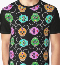 Dia De Los Muertos Ears (Pattern) Graphic T-Shirt